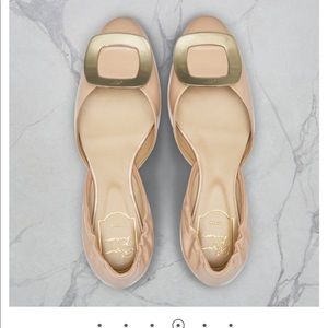 Roger Vivier Chips Ballerinas in Patent Leather